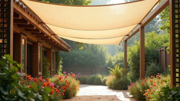 Réveillez votre espace extérieur avec une voile d'ombrage sur mesure