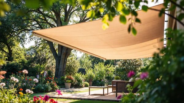 Transformez votre jardin avec une voile d'ombrage sur mesure